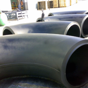 Large diameter butt welding alloy elbow