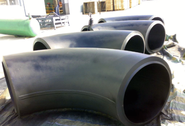 Large diameter butt welding alloy elbow