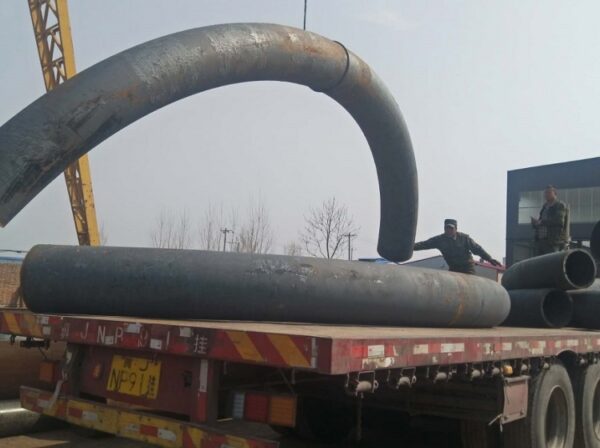 Power plant high pressure alloy bend